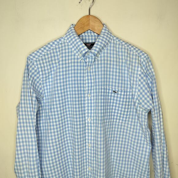 Vineyard Vines Classic Fit Tucker Shirt Check Gingham - Picture 2 of 9